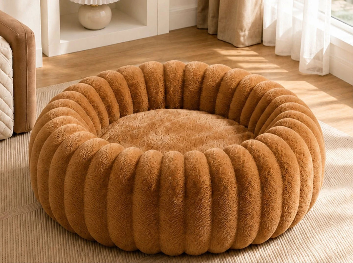 Nouveau Lit Pour Chat En Forme De Citrouille, Épais Et Chaud, Toutes Saisons, 2026, Doux Et Confortable, Lavable En Machine, Fournitures Pour Animaux De Compagnie.