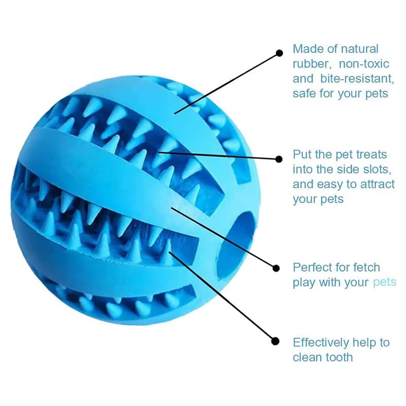 Boule De Jouet Pour Chien, Boules En Caoutchouc Interactives, Jouets À Mâcher Pour Chiot, Boule De Nettoyage Des Dents Pour Animaux De Compagnie, Mangeoire De Friandises Alimentaires Pour Chats Et Animaux De Compagnie, Balles En Silicone