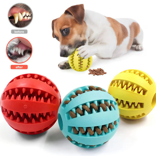 Boule De Jouet Pour Chien, Boules En Caoutchouc Interactives, Jouets À Mâcher Pour Chiot, Boule De Nettoyage Des Dents Pour Animaux De Compagnie, Mangeoire De Friandises Alimentaires Pour Chats Et Animaux De Compagnie, Balles En Silicone