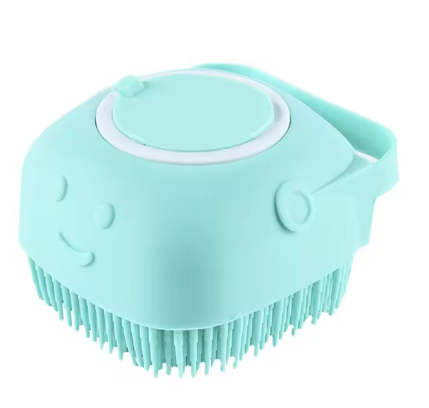 Brosse de Bain en Silicone pour Chats & Petits Chiens – Massage Doux & Nettoyage en Profondeur