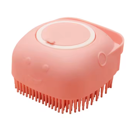 Brosse de Bain en Silicone pour Chats & Petits Chiens – Massage Doux & Nettoyage en Profondeur