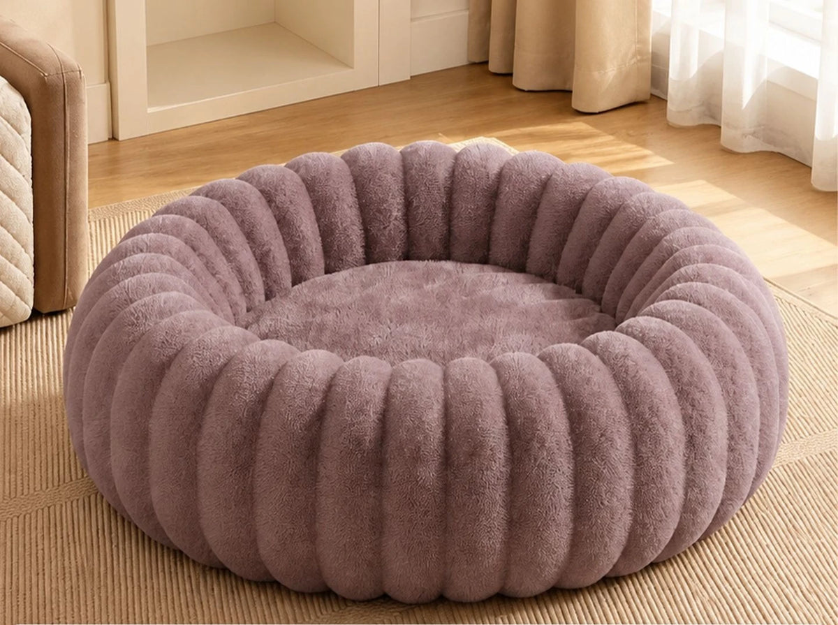 Nouveau Lit Pour Chat En Forme De Citrouille, Épais Et Chaud, Toutes Saisons, 2026, Doux Et Confortable, Lavable En Machine, Fournitures Pour Animaux De Compagnie.